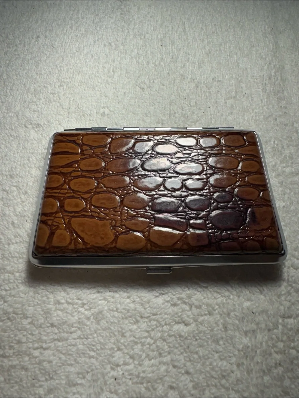 Fengda Double-Sided Cigarette Case Brown